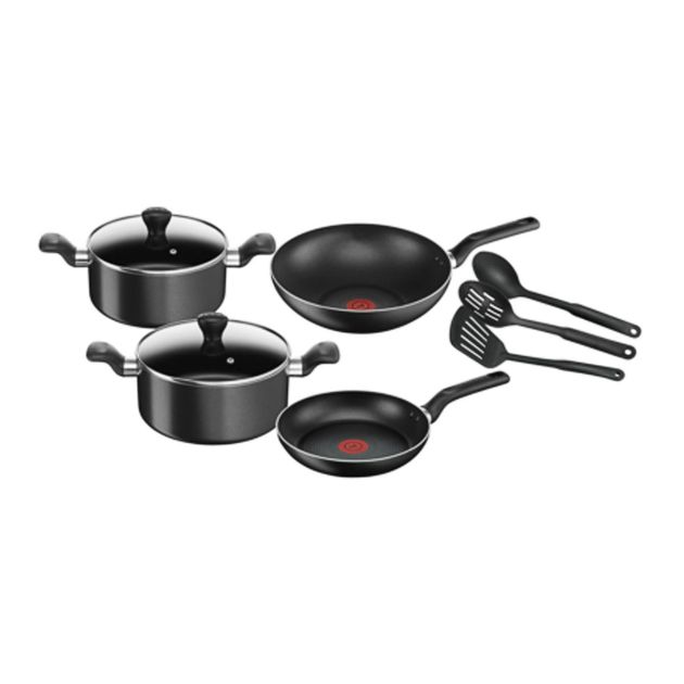 Batterie de Cuisine Antiadhesif SuperCook - Tefal - B459S984 - 7 pièces