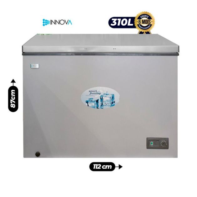 Congélateur Coffre Innova - In-549 - 310L - Gris Fonce