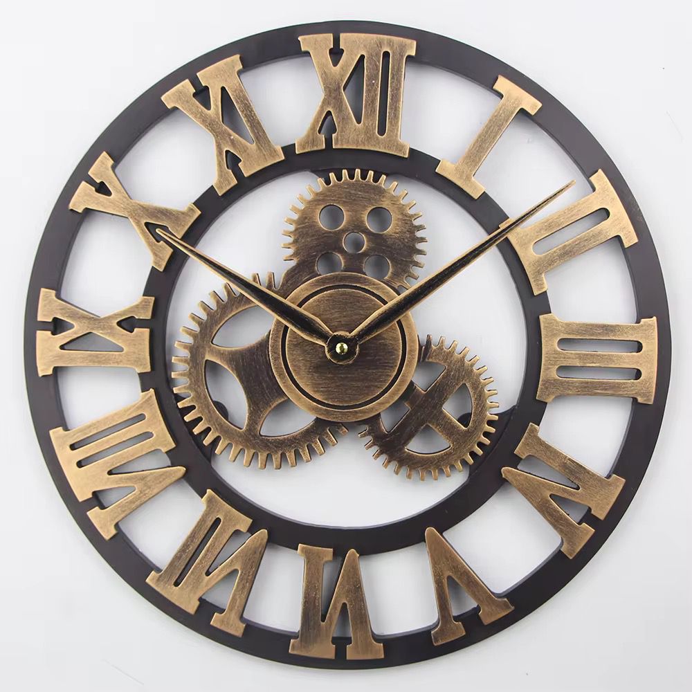Horloge murale industrielle