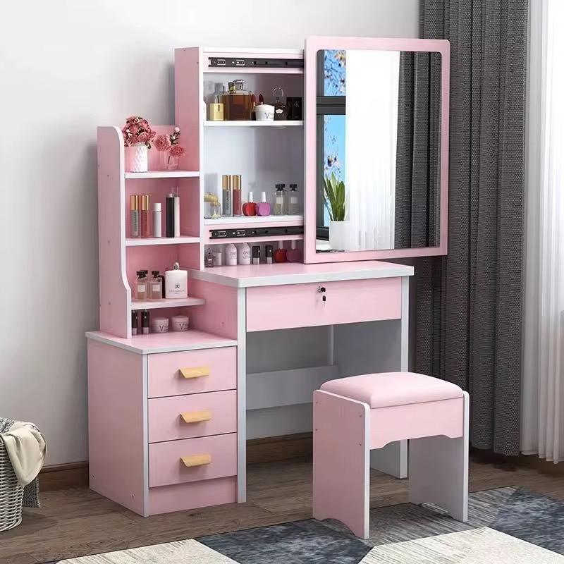 Coiffeuse avec miroir et rangement