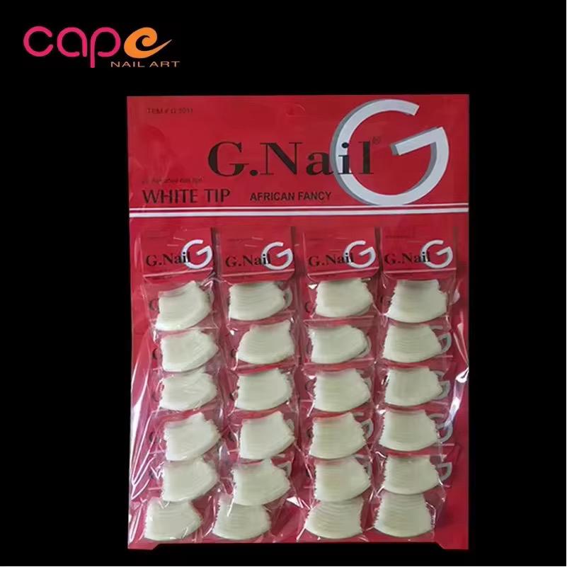 Faux Ongles G.Nail "White Tip African Fancy"