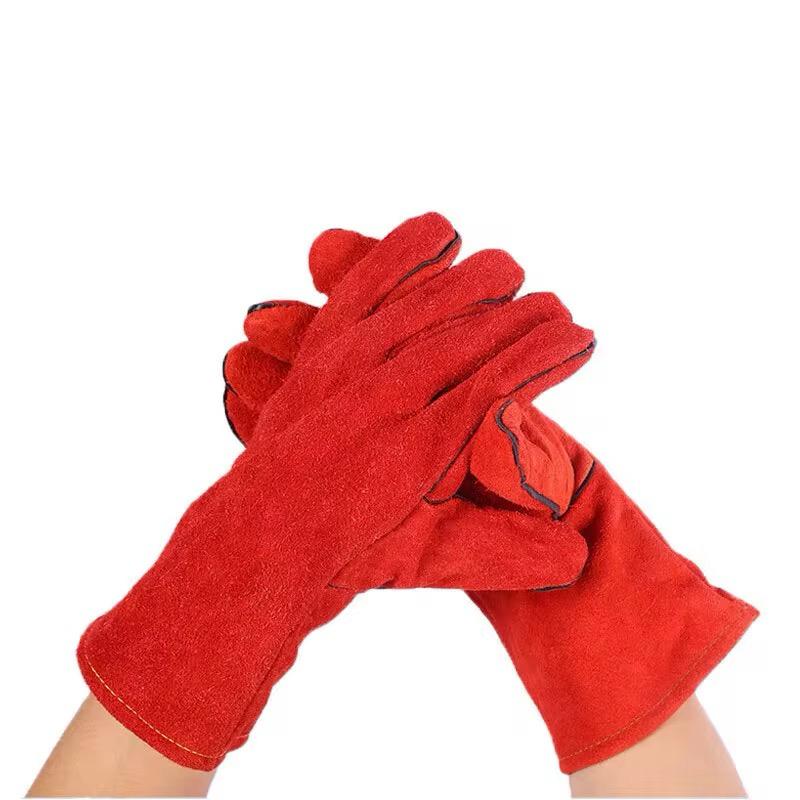 Gants de protection en cuir avec manchette