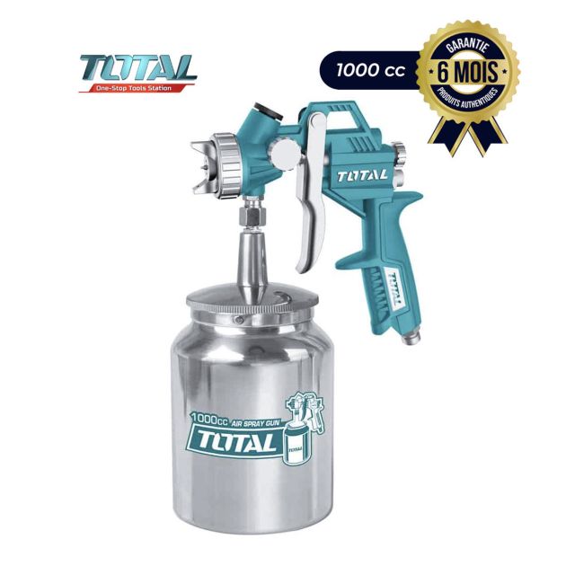 Pulvérisateur de peinture TOTAL TAT11001 - Capacité de peinture 1000 cc