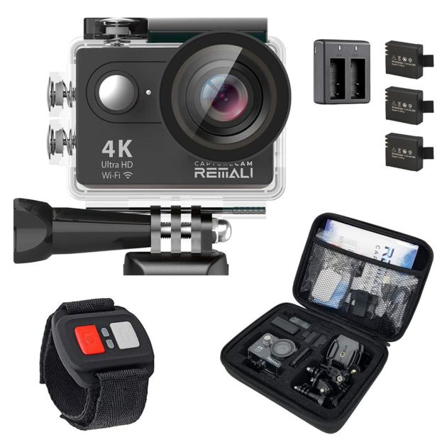 CaptureCam 4K Ultra HD et kit de caméra d'action sportive étanche