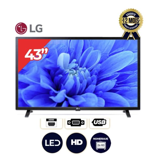 TV LG Numerique - 43 pouces FHD - 43LR5000PVA -FHD- 12 mois de garantie