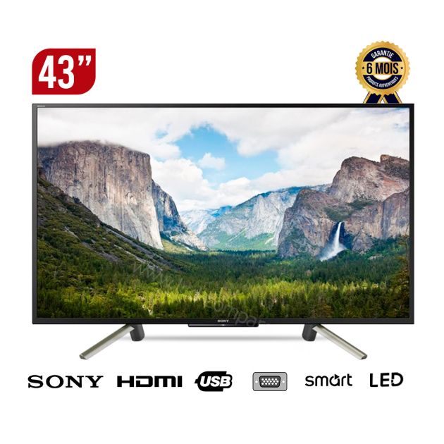 Tv smart-Sony-KDL-43W660F- 43 Inch - Smart -2K - Noir