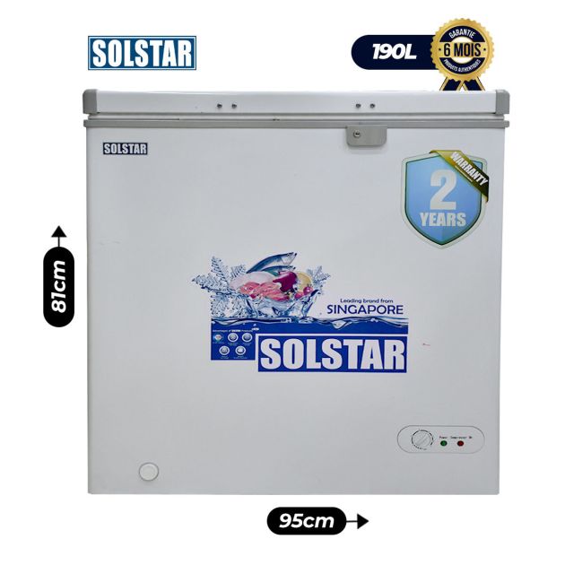 Congélateur Solstar - CF 279X - SSLV SS - 190L - Blanc