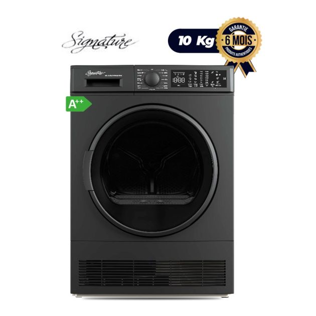 Sèche-linge à pompe à chaleur SIGNATURE - 10 kg - A++ - Argent foncé