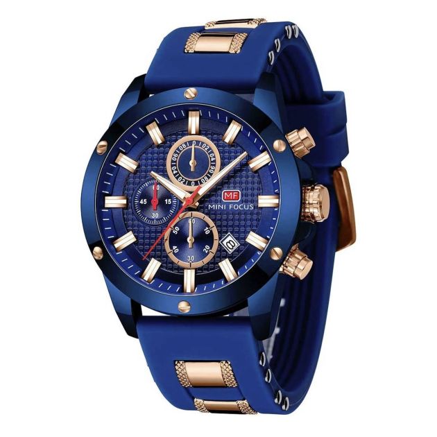 Montre Bracelet Casual Mode - Bande De Silicium Montres À Quartz pour Hommes