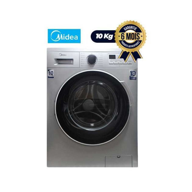 Machine à laver automatique MIDEA - MF200W80 - 10Kg - Gris