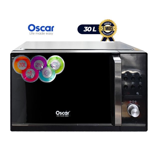 Micro onde avec Grill - Oscar - AG9P030 - 30 Litres - 900 Watts