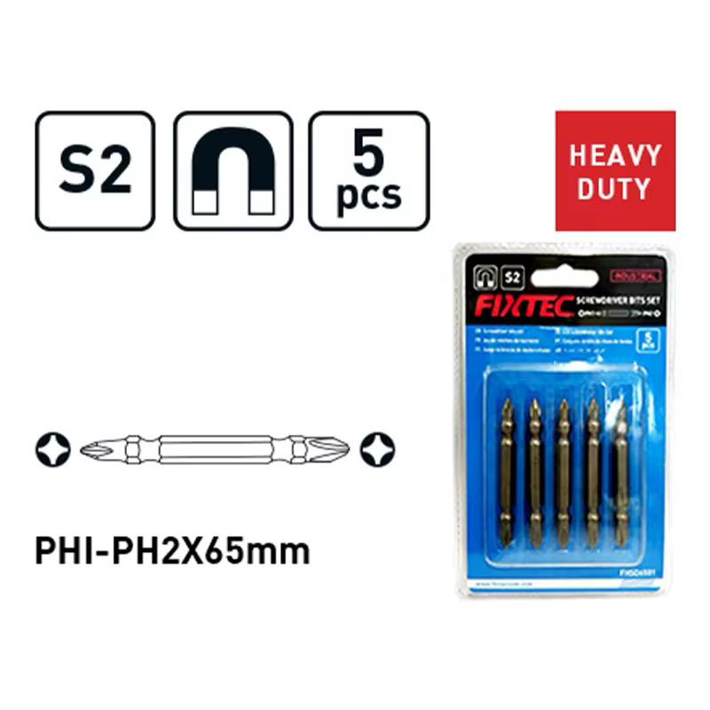 : Lot de 5 embouts de vissage Phillips double face PH2 (S2)