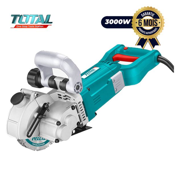Découpeuse à béton Total TWLC1301 - 3000W - 7 000 tr/min - 230V - 6 Mois