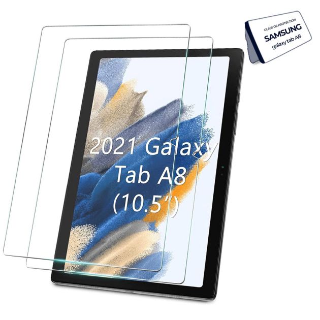 Verres de Protection pour Samsung Galaxy Tab A8 (2021) 10.5''