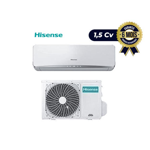 Climatiseur - Split Hisense AS-12CR4SVDTG01 - 12000 BTU - 1.5 CV - R410 - Blanc