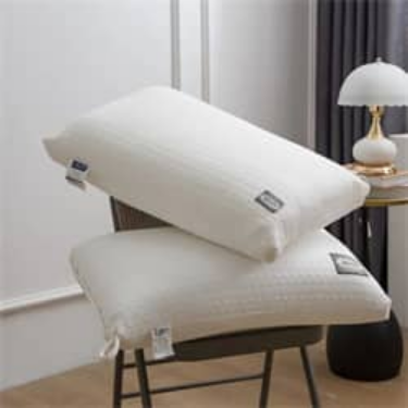 Oreiller de lit d'hôtel en microfibre carré personnalisé en tissu résistant au duvet en coton en peluche hypoallergénique facile à nettoyer