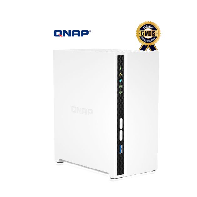 Serveur NAS - QNAP - TS-233 - 2 baies (sans disque dur) - Garantie 6 mois