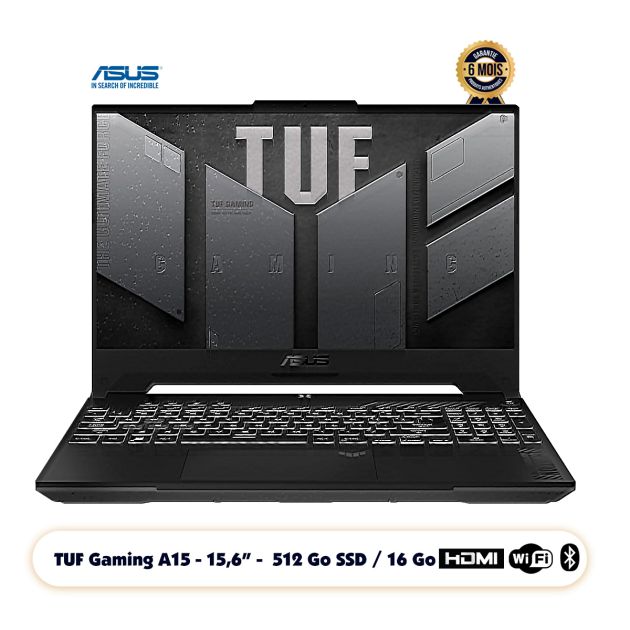 Ordinateur portable Gaming - ASUS TUF Gaming A15