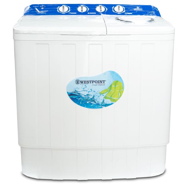 Machine à Laver Semi-Automatique WESTPOINT - WTF-1323.P - 13 kg - Blanc/Bleu - Garantie 6 Mois