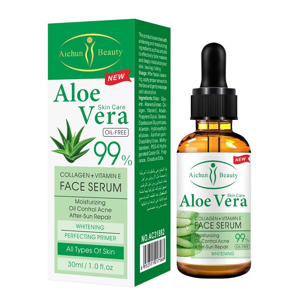 Sérum pour le visage à l'aloe vera