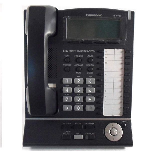 Panasonic KX-NT136 - Poste IP - Téléphone fixe