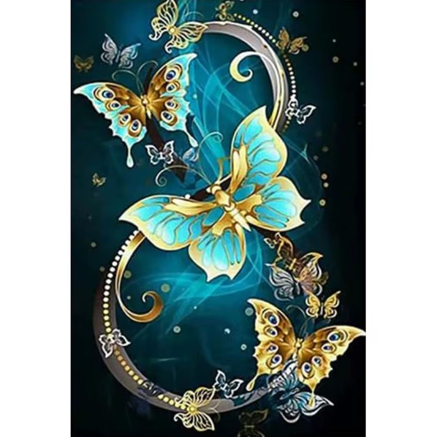 Tableau décoratif avec motifs de papillons