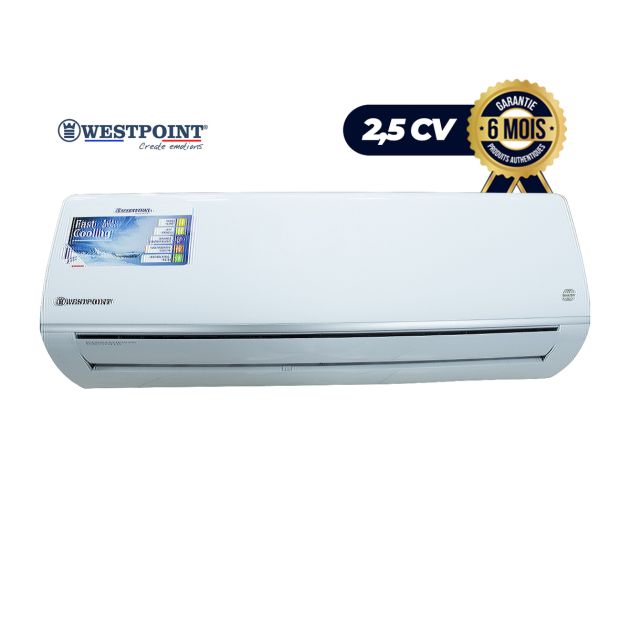 Climatiseur - Split WESTPOINT - INVERTER - 2.5CV - 18000 BTU - WIS-1824.L - A++ - Blanc