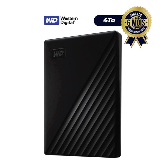 Disque dur externe - WD My Passport - 4 To - USB 3.2