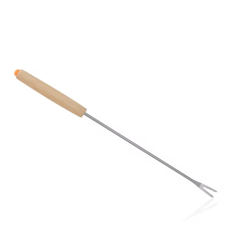 Fourchette de barbecue en acier inoxydable
