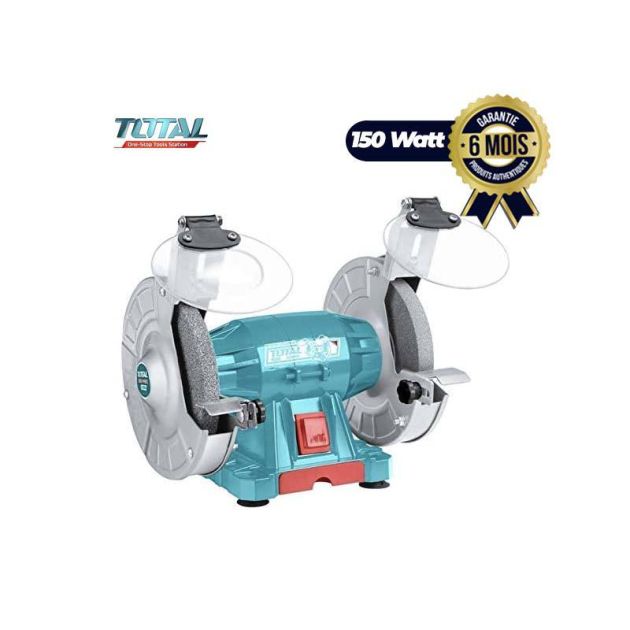Touret à meuler - Total TBG15015 - 150 W - 4 Pieds - Garantie 6 Mois