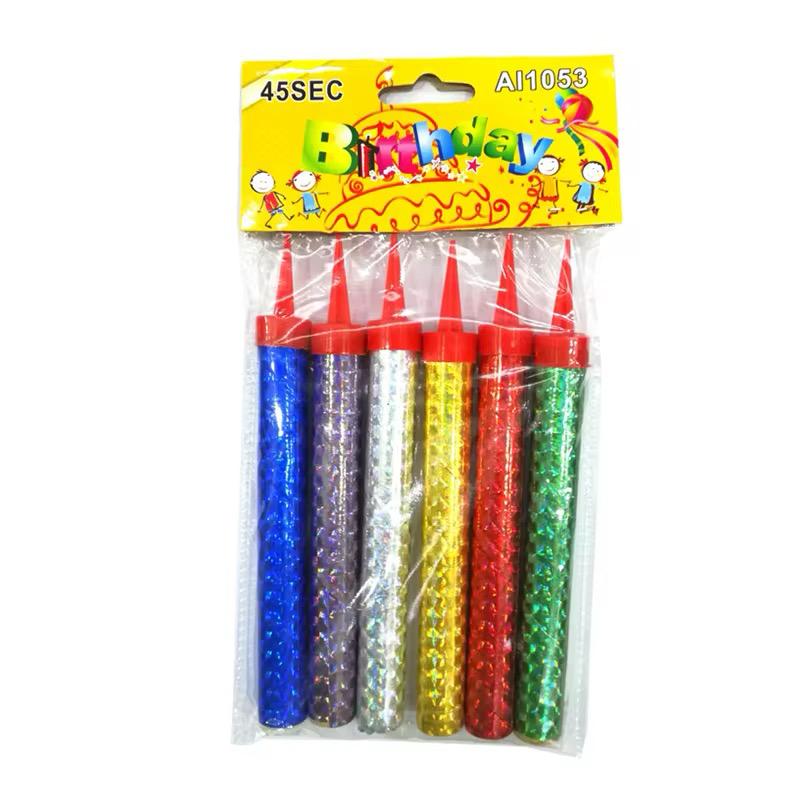 Bougies d'anniversaire étincelantes