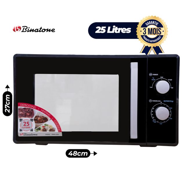 Micro-ondes Mécanique - Binatone - MWO2520 - 25 Litres - 900W