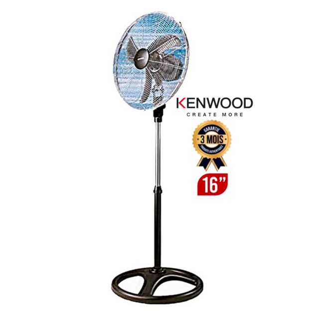 Ventilateur sur pied 16 pouces - Kenwood - IF550 - 55 W - Argent/noir