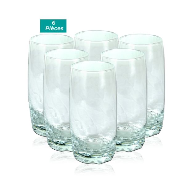 Lot de 6 gobelets en verre