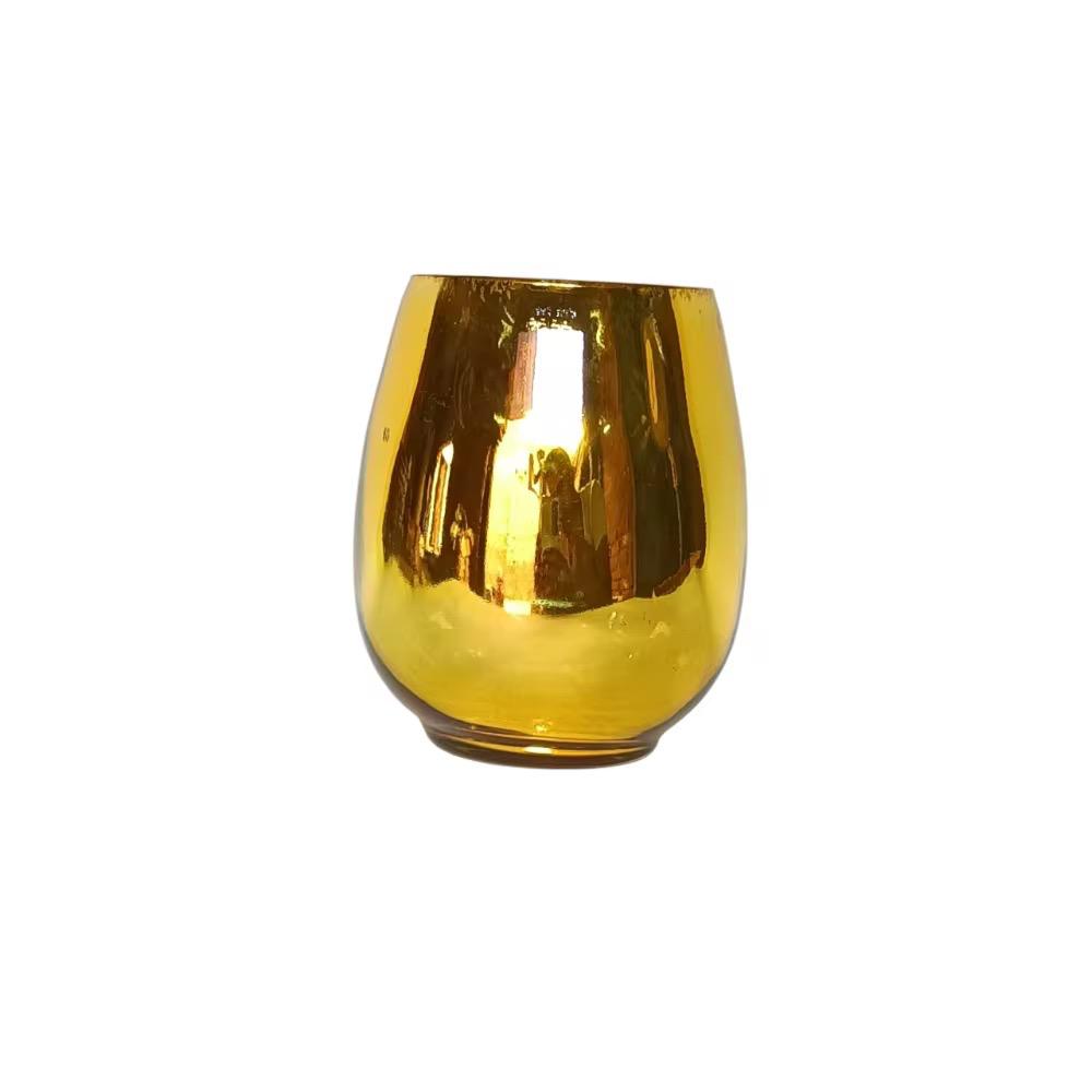 pot de bougie en verre de luxe