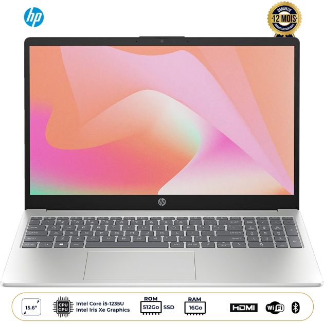 Ordinateur Portable - HP 15-FD