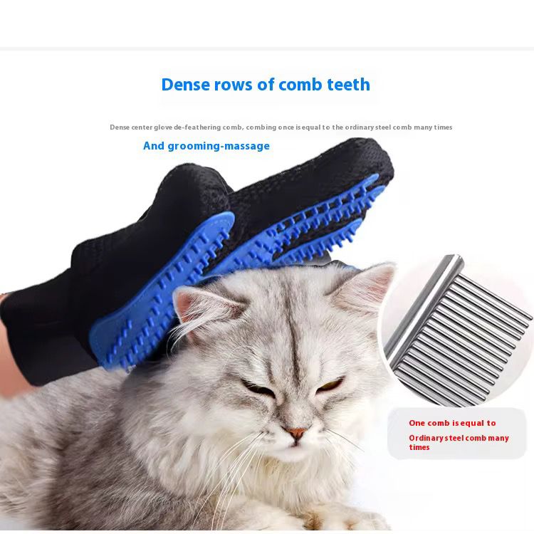 Gant de brossage pour animaux