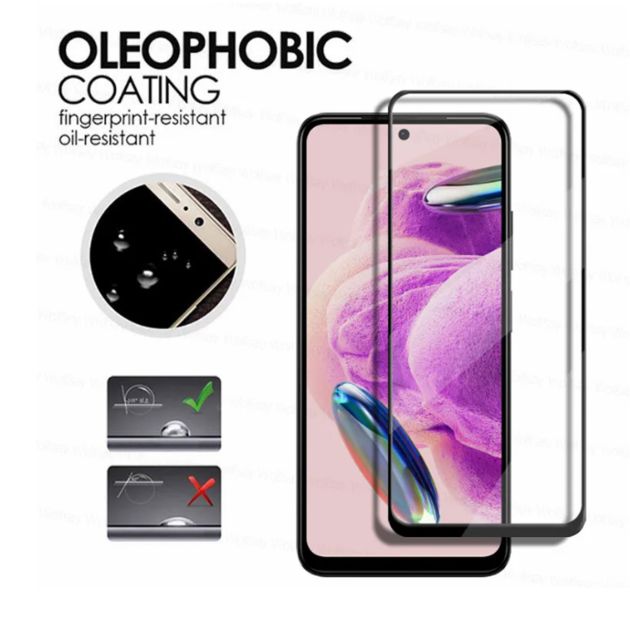 Verre de protection avec revêtement oléophobe pour Xiaomi Redmi Note 12S