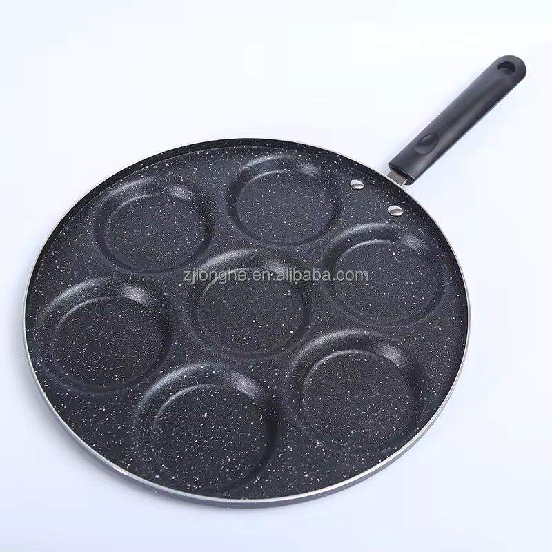 Poêle à pancakes à 7 compartiments
