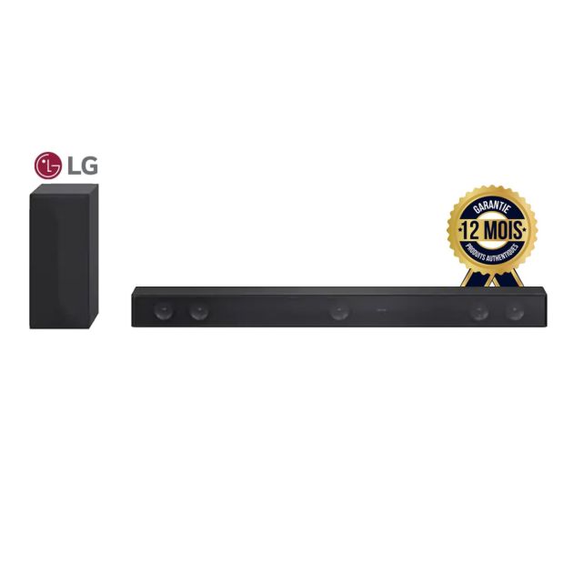 Barre de son LG -SH7Q -5.1ch - Avec DTS Virtual X - synergie + LG TV, connectivité Bluetooth - 800W - Garantie 12 Mois