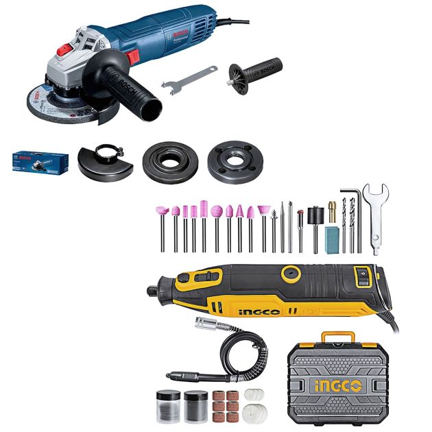Meuleuse Bosch GWS 700 + Mini meule Dremel - 6 Mois