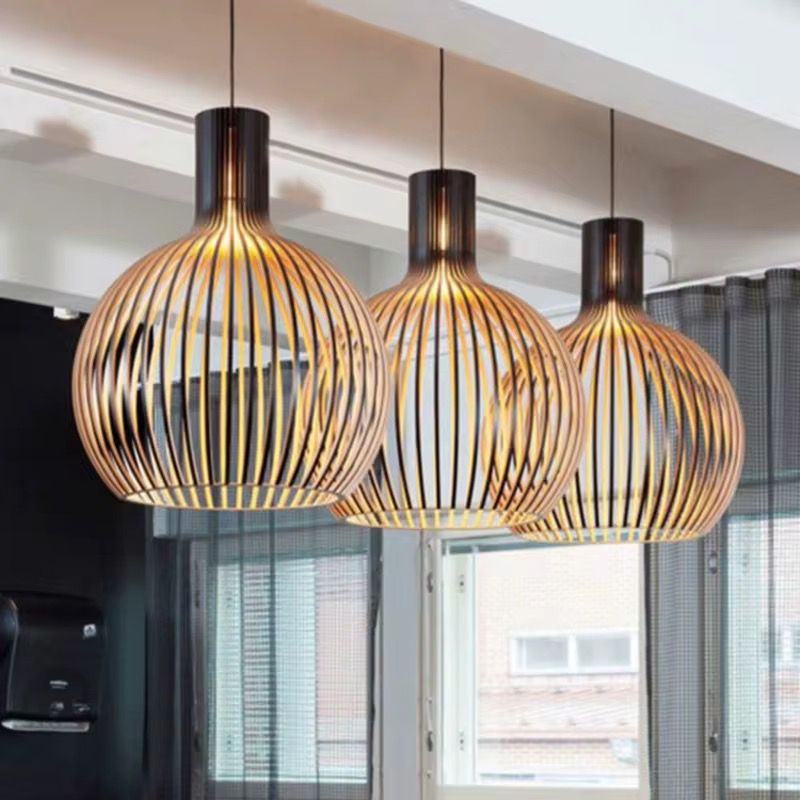 Lustre en bambou