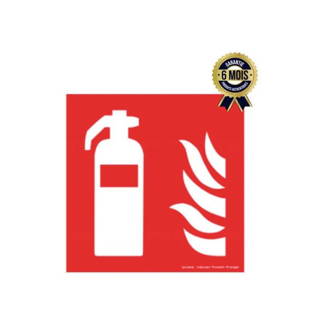 Panneau de signalisation - Extincteur Incendie - Norme ISO 7010