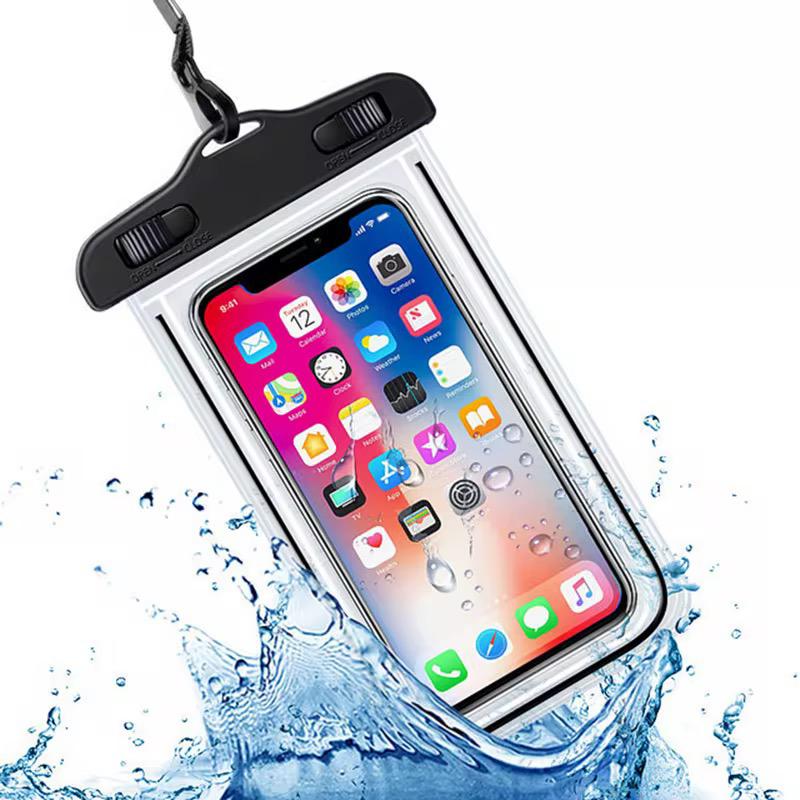 Pochette étanche universelle pour smartphone avec lanière
