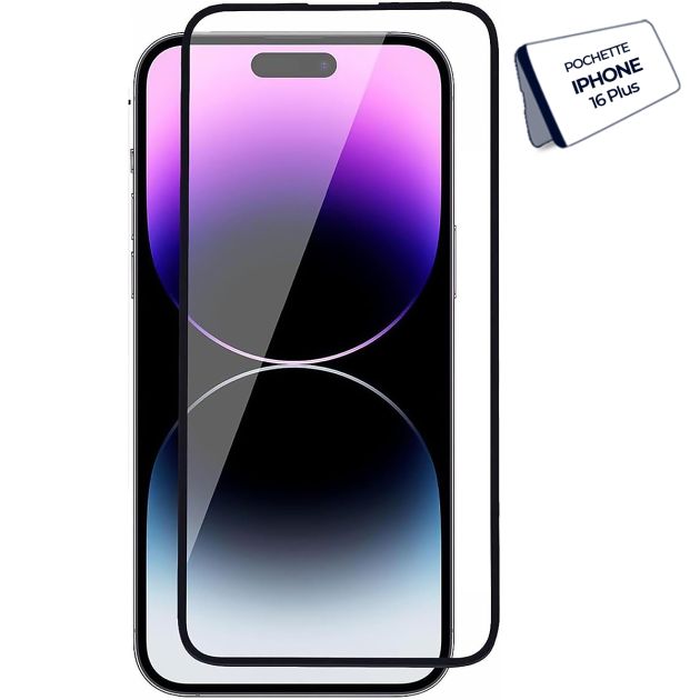 Verre de protection iPhone 16 Plus