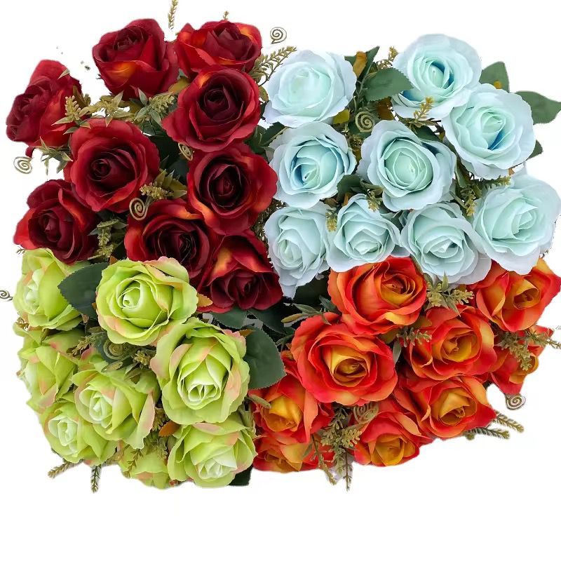 Bouquet de roses artificielles