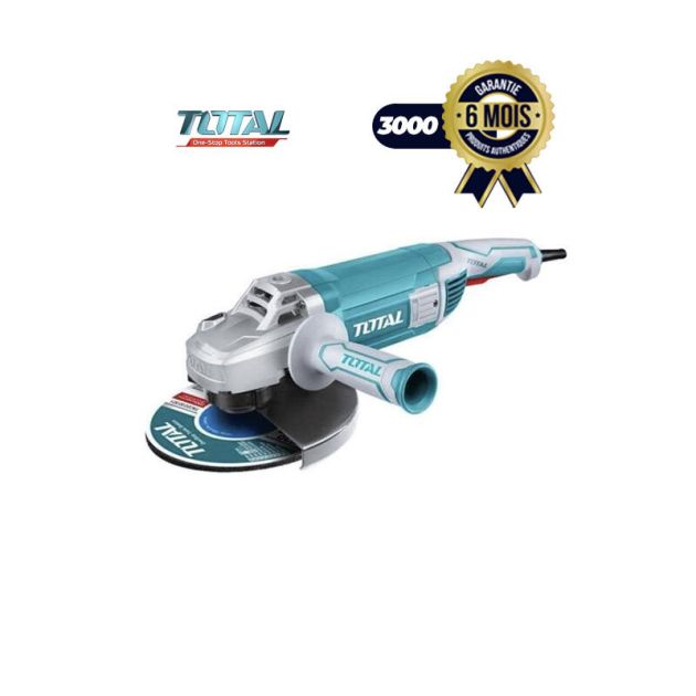 Meuleuse D'angle - TOTAL TG1302306 - 3000W - 6 Mois de Garantie