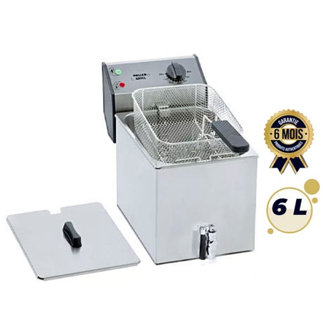 Friteuse électrique professionnelle - 6 litres - 3.4 kW