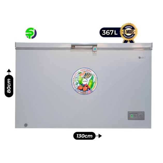 Congélateur Coffre SPJ - 367 Litres - SLW495C - NoFrost - Gris