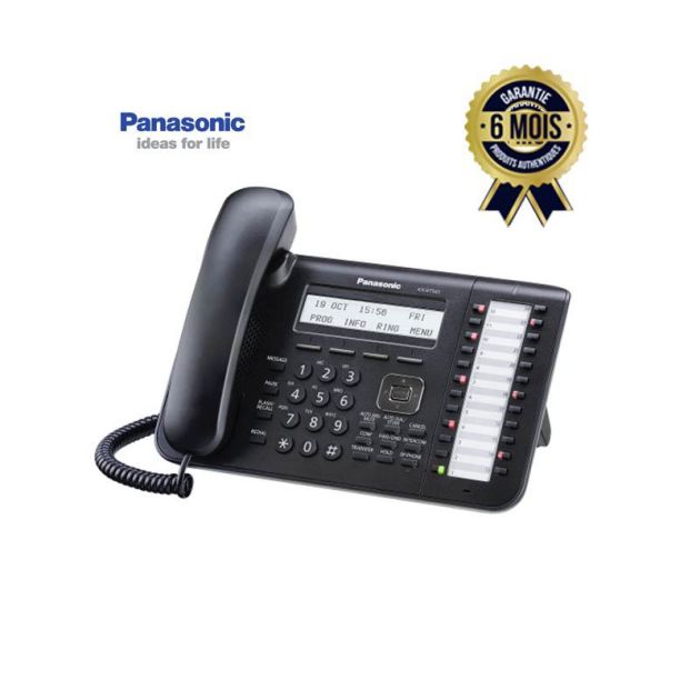 Panasonic KX-DT543X - Poste Téléphonique Numérique de Direction Afficheur LCD 3 Lignes 24 Touches
